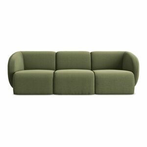 Zöld bársony kanapé 244 cm Lani – Makamii kép