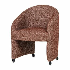 Terrakotta színű kárpitozott irodai szék Cordo – WOOOD kép