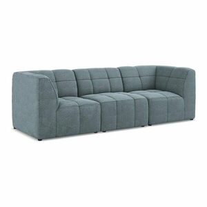 Kék buklé kanapé 255 cm Aloha – Makamii kép