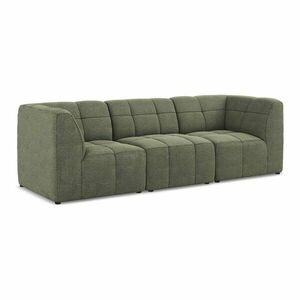 Zöld buklé kanapé 255 cm Aloha – Makamii kép