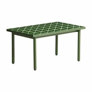 Kerti kisasztal kerámia asztallappal 51x81 cm Maurina – Kave Home kép