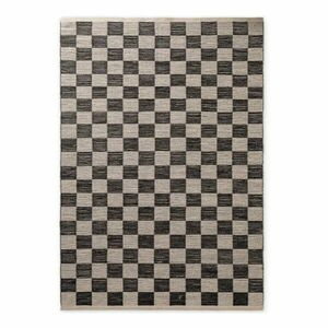 Fekete-krémszínű kétoldalas-kézi szövésű jutakeverék szőnyeg 200x300 cm Rex – Hanse Home kép