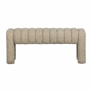 Világosbarna buklé párnázott pad Frex – WOOOD kép