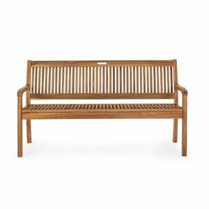 Natúr színű tömörfa kerti pad Noemi – Bizzotto kép