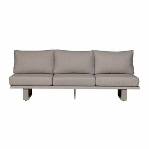 Szürkésbézs kárpitozott kerti kanapé Bear – WOOOD kép