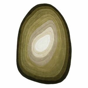 Zöld kézi szövésű gyapjú szőnyeg 200x290 cm Puddle Ombre – Flair Rugs kép