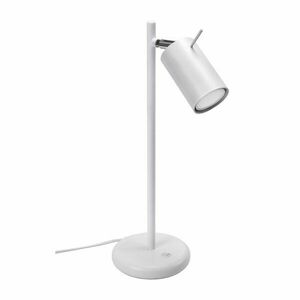 Fehér fém asztali lámpa (magasság 43 cm) Etna – Sollux kép