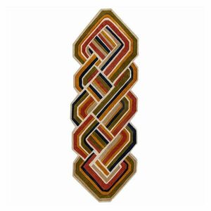 Kézi szövésű gyapjú futószőnyeg 80x300 cm Lattice Shaped – Flair Rugs kép