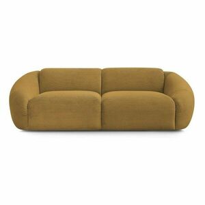 Mustársárga kordbársony kanapé 250 cm Tina – Bobochic Paris kép