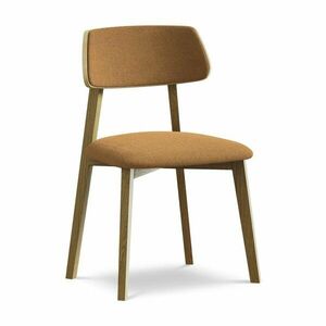 Terrakotta színű tömörfa étkezőszék Niu – Makamii kép