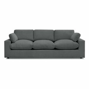 Sötétszürke kordbársony kanapé 250 cm Belair – Bobochic Paris kép