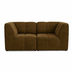 Mustársárga bársony kanapé 180 cm Aloha – Makamii kép