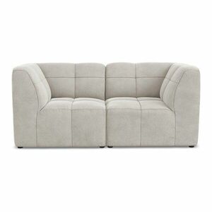 Bézs bársony kanapé 180 cm Aloha – Makamii kép