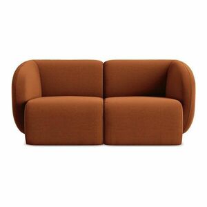 Terrakotta színű bársony kanapé 174 cm Lani – Makamii kép