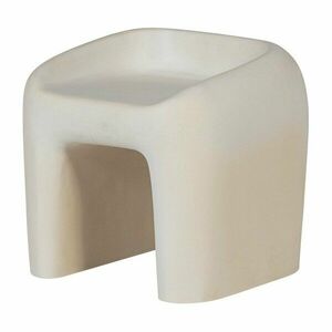 Elefántcsont színű műanyag kerti szék Nivo – WOOOD kép