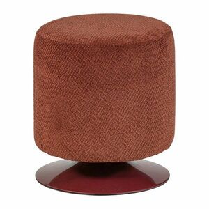 Piros buklé puff Islen – WOOOD kép