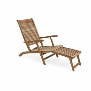 Natúr színű tömörfa kerti napozóágy Noemi – Bizzotto kép