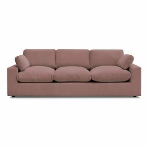 Rózsaszín kordbársony kanapé 250 cm Belair – Bobochic Paris kép