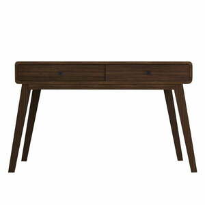 Íróasztal diófa dekorral 50x120 cm Cassie – Støraa kép