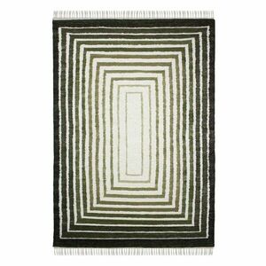 Zöld kézi szövésű gyapjúkeverék szőnyeg 140x200 cm Boucle Frame – Flair Rugs kép