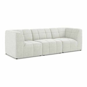 Fehér buklé kanapé 255 cm Aloha – Makamii kép