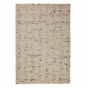 Natúr színű kézi szövésű gyapjúkeverék szőnyeg 160x230 cm Rova Blend – Flair Rugs kép