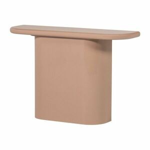 Világos rózsaszín fényes konzolasztal 30x120 cm Nocta – WOOOD kép