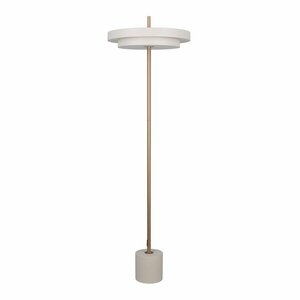 Elefántcsont színű LED dimmelhető állólámpa (magasság 138 cm) Keaton – Trio kép