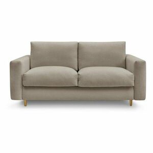 Szürkésbarna kinyitható kanapé mindennapos alvásra 220 cm Cocoone – Bobochic Paris kép