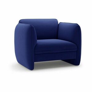 Kék bársony fotel Georgia – Micadoni kép