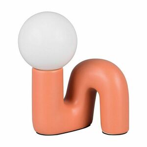 Narancssárga kerámia asztali lámpa (magasság 21, 5 cm) Quinn – Reality kép
