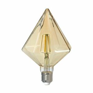 Meleg fehér LED-szálas izzó E27, 4 W Kristall – Trio kép