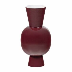 Borvörös fém váza (magasság 38 cm) Auri – WOOOD kép