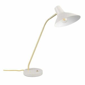 Aranyszínű-elefántcsont színű asztali lámpa hajlítható szerkezettel (magasság 54 cm) Traveller – Trio kép