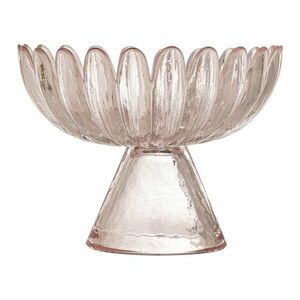 Világos rózsaszín üveg szervírozó tálka 220 ml Nalu – Bloomingville kép