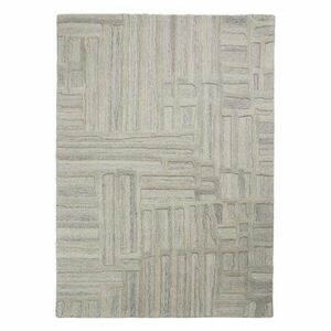 Szürkésbézs kézi szövésű gyapjú szőnyeg 160x230 cm Elva – Flair Rugs kép