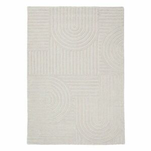 Elefántcsont színű kézi szövésű gyapjú szőnyeg 120x170 cm Zen Garden – Flair Rugs kép