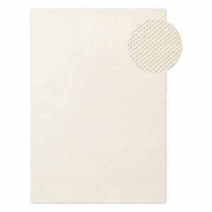 Krémszínű kézi szövésű gyapjú szőnyeg 140x200 cm Lyon Beans – Elle Decoration kép