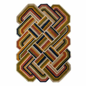 Kézi szövésű gyapjú szőnyeg 140x200 cm Lattice Shaped – Flair Rugs kép