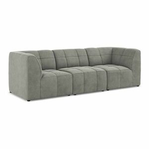 Szürke bársony kanapé 255 cm Aloha – Makamii kép