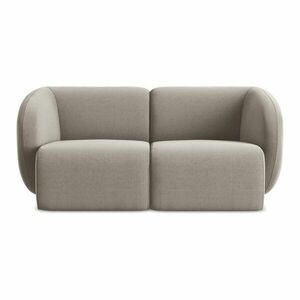 Világosbarna bársony kanapé 174 cm Lani – Makamii kép