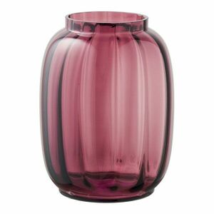 Piros kézzel készített üveg váza (magasság 21 cm) – House Nordic kép