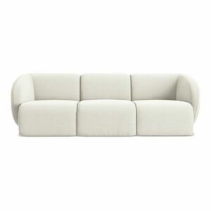 Bézs bársony kanapé 244 cm Lani – Makamii kép