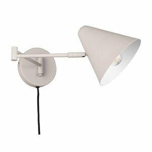 Elefántcsont színű konnektorhoz csatlakoztatható fali lámpa hajlítható szerkezettel ø 15 cm Cosima – Trio kép