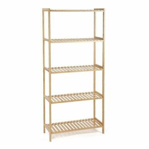 Natúr színű bambusz fürdőszobai polcos állvány 60x130 cm Skaren – Bonami Essentials kép