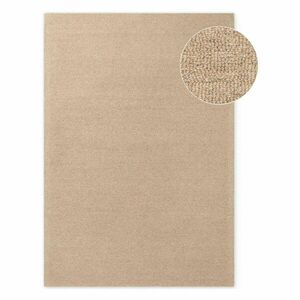 Natúr színű kézi szövésű gyapjú szőnyeg 200x290 cm Puristic Knots – Elle Decoration kép