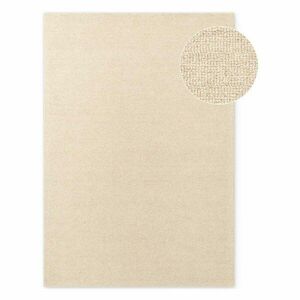 Bézs kézi szövésű gyapjú szőnyeg 200x290 cm Puristic Knots – Elle Decoration kép