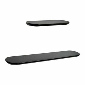 Fekete polc készlet 2 db-os 55 cm Arely – Kave Home kép