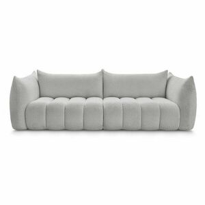 Világosszürke buklé kanapé 286 cm Azra – Bobochic Paris kép