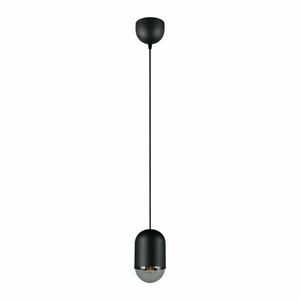 Fekete fém függőlámpa ø 11 cm Nara – Reality kép
